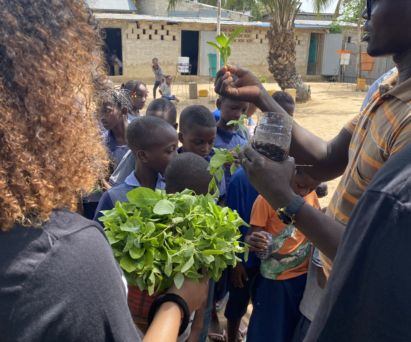 Solidarité internationale African Teen bénin potager